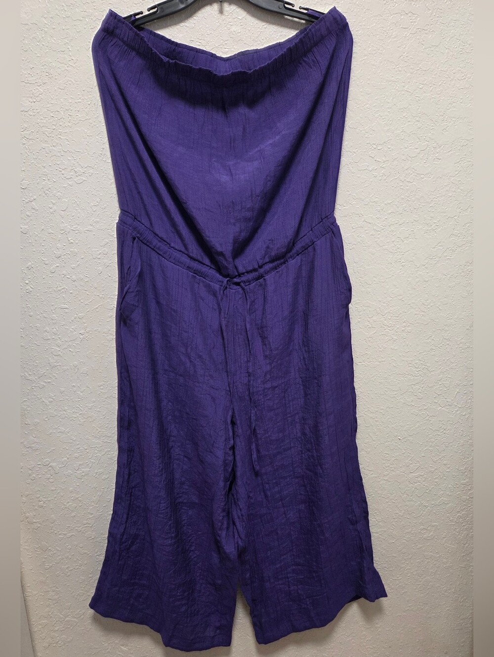 NY&C Purple  Tube Top Jumpsuit